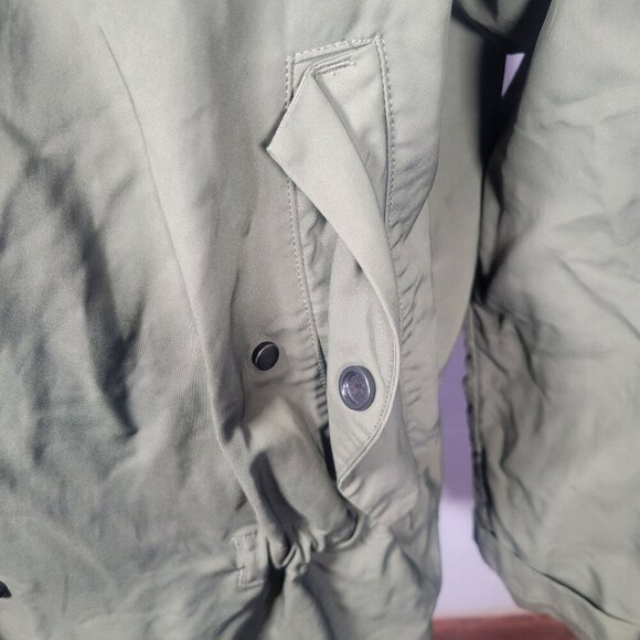 Everlane Women's The City Anorak Hooded Jacket Surplus Olive Green Size S - Picture 5 of 16